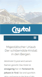 Mobile Screenshot of hotel-crystal.at